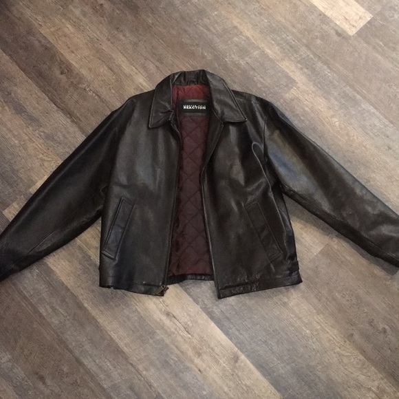 kenneth cole men's genuine leather coats & jackets